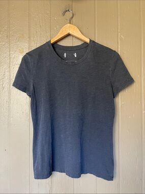 Rowan Tyler Slub Tee in Faded Black Size S